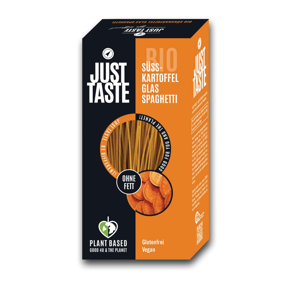 Organic sweet potato glass spaghetti