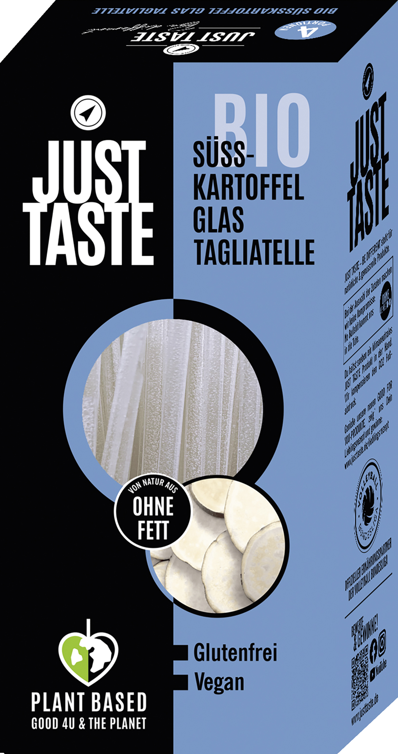 Just Taste Organic sweet potato tagliatelle