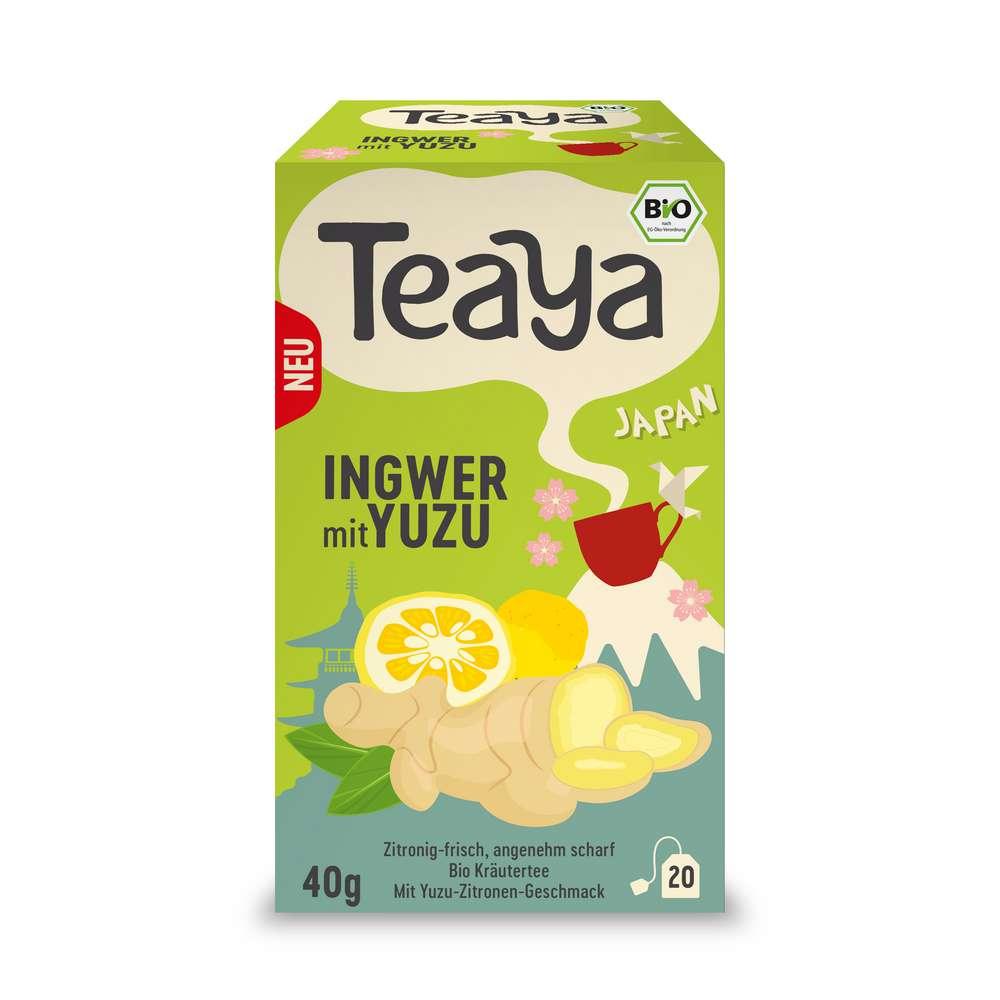 Organic Teaya Japan, ginger with yuzu