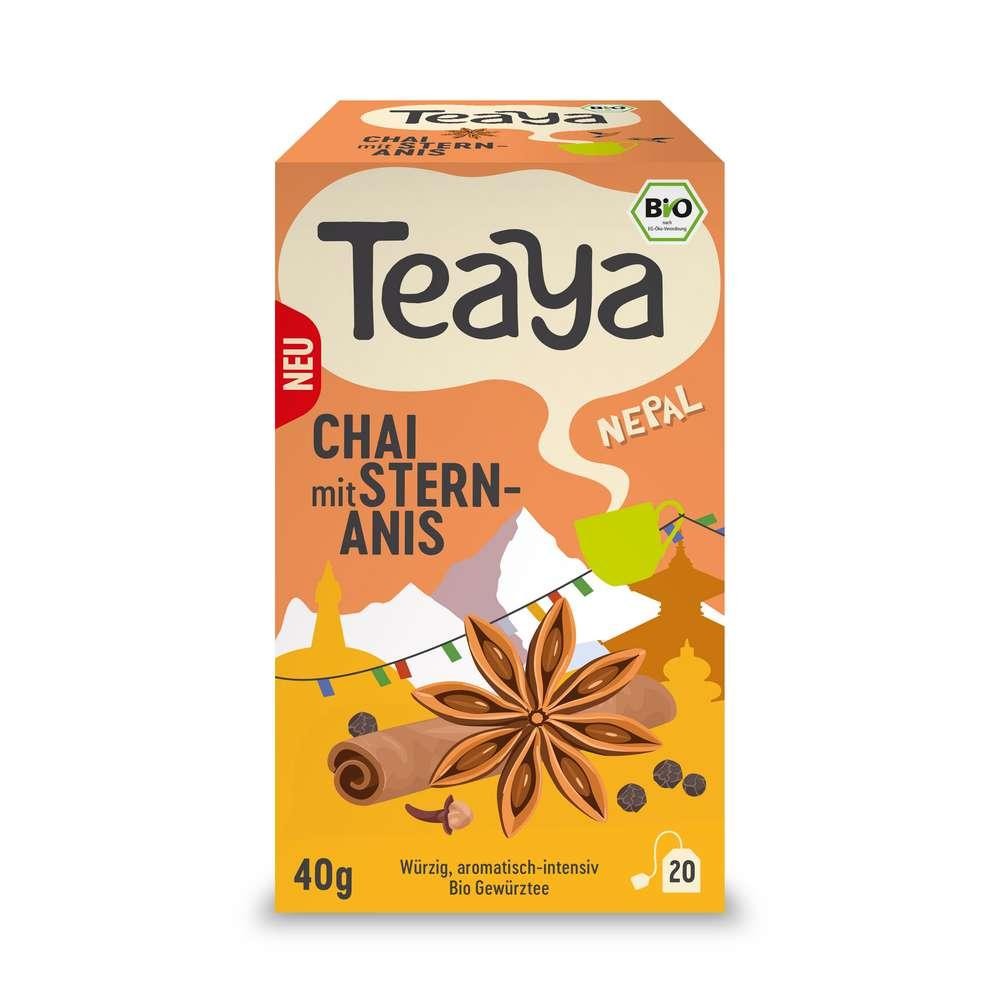 Organic Teaya Nepal, chai with star anise