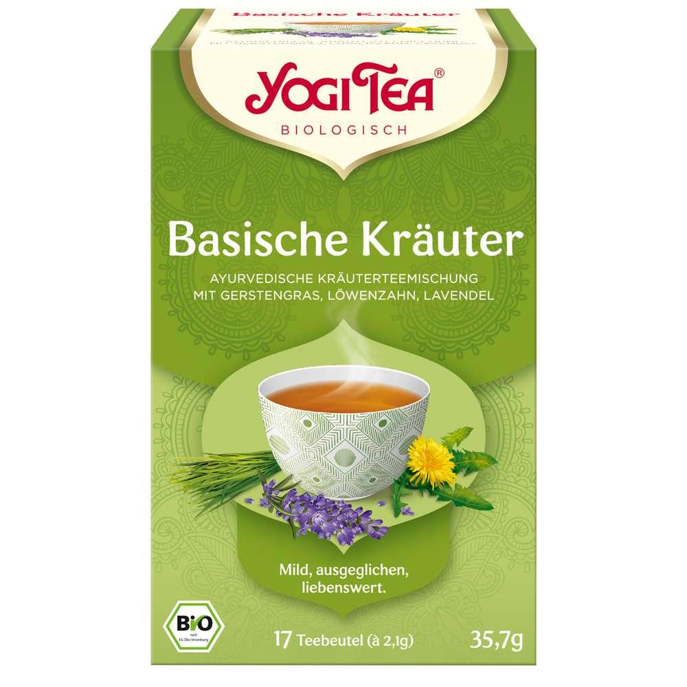 Organic tea, alkaline herbs