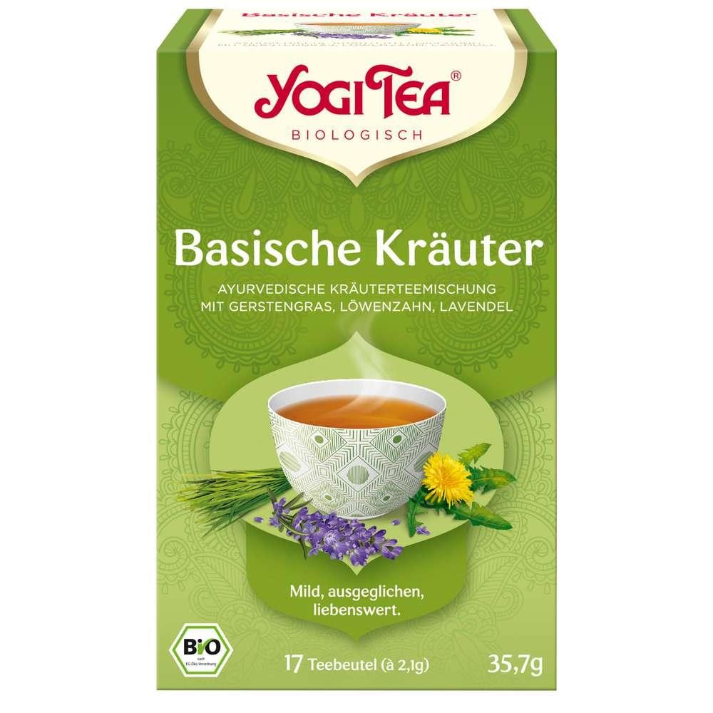 Organic tea, alkaline herbs