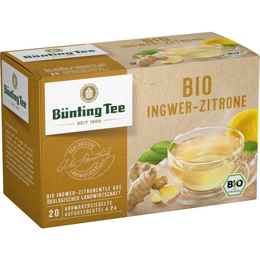 Organic tea, ginger-lemon