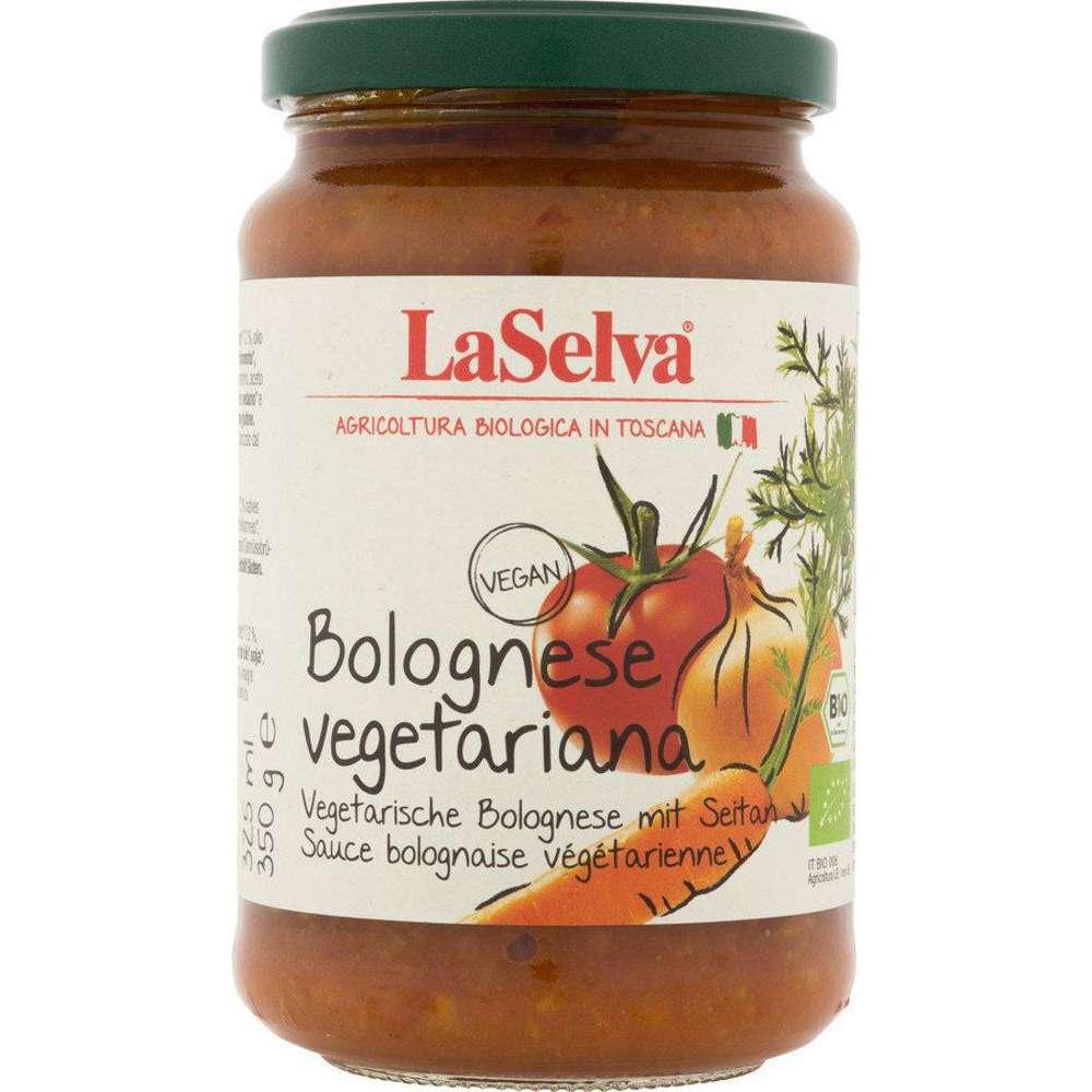 Organic vegetarian Bolognese with seitan