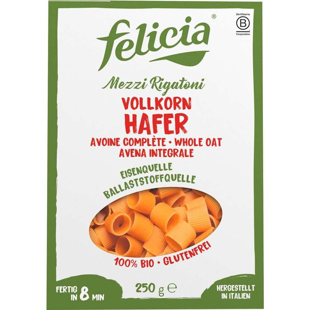 Organic wholegrain oat mezzi rigatoni, gluten-free