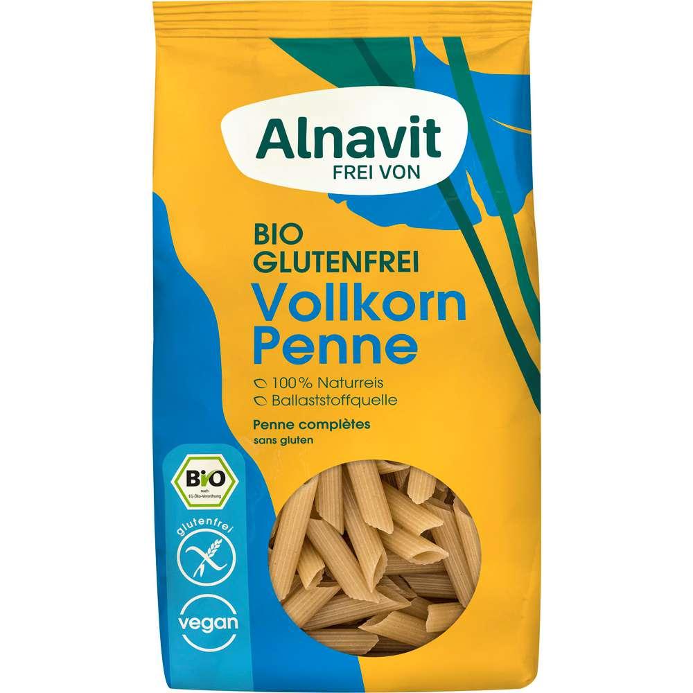 Organic wholegrain pasta, penne, gluten-free