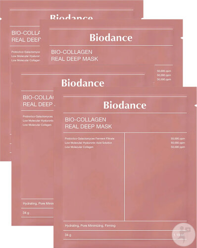 Biodance Bio Collagen-Real Deep Mask 4x34g