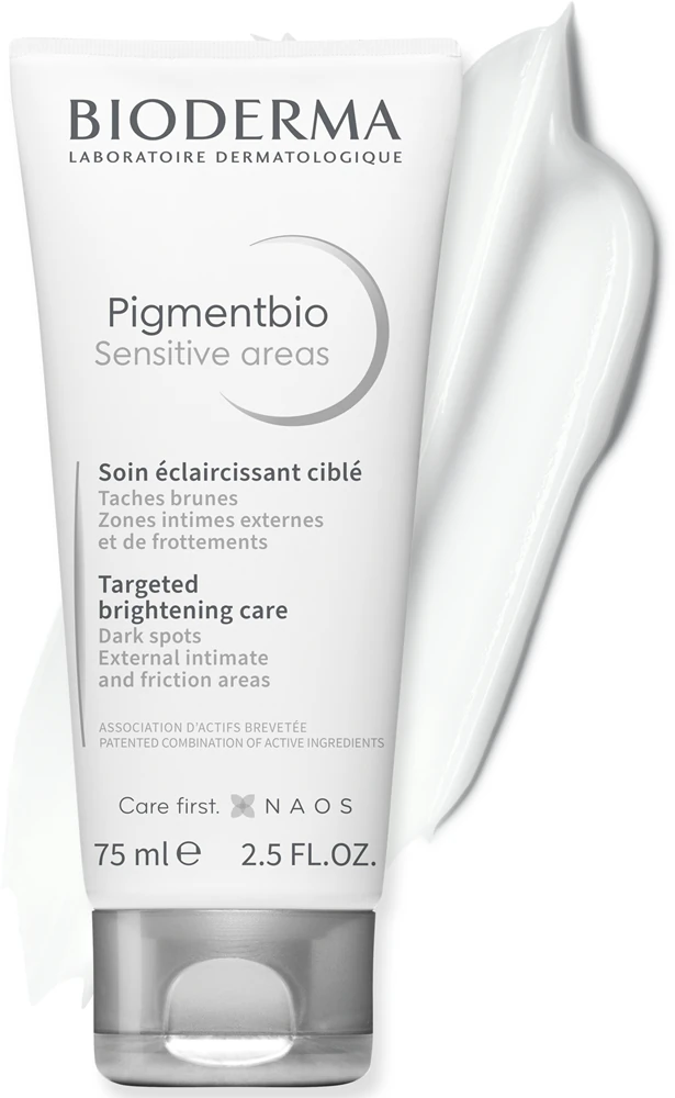 Bioderma Pigmentbio Sensitive Areas brightening body cream for dark spots