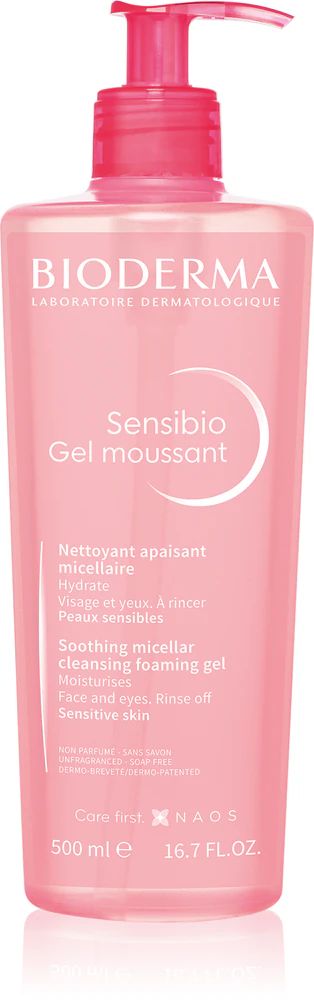 Bioderma Sensibio Gel Moussant gentle soothing gel for cleansing and make-up removal