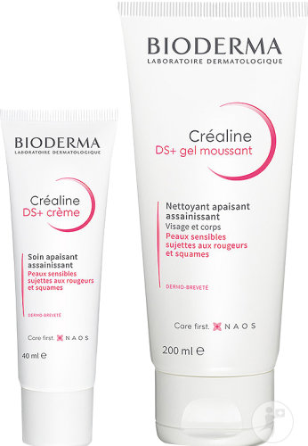 Bioderma Sensibio Routine DS+ Dermatitis Clarifying Cleansing Gel 200ml + Nourishing Cream 40ml