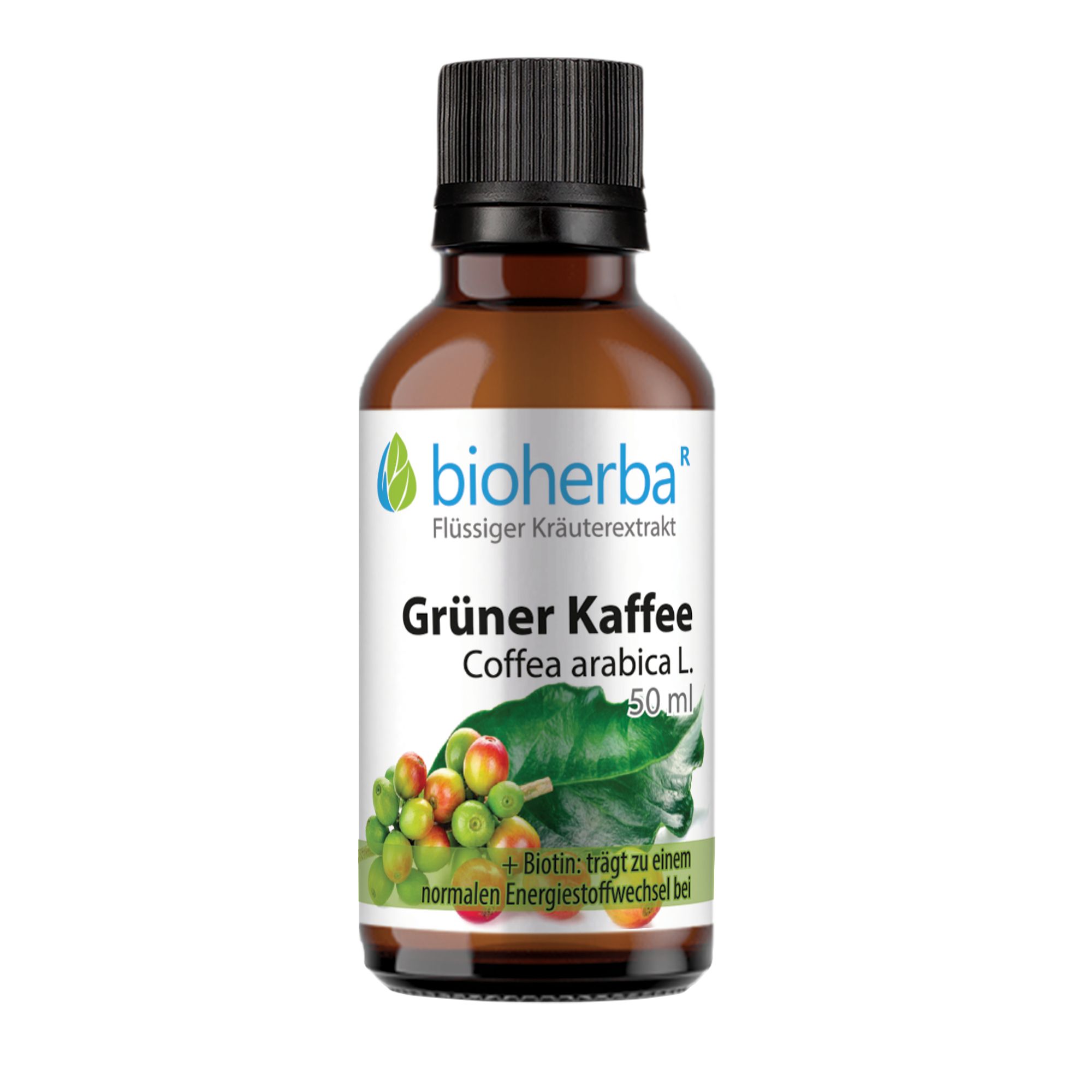 Bioherba Green Coffee Coffea arabica L. Drops Tincture Extract