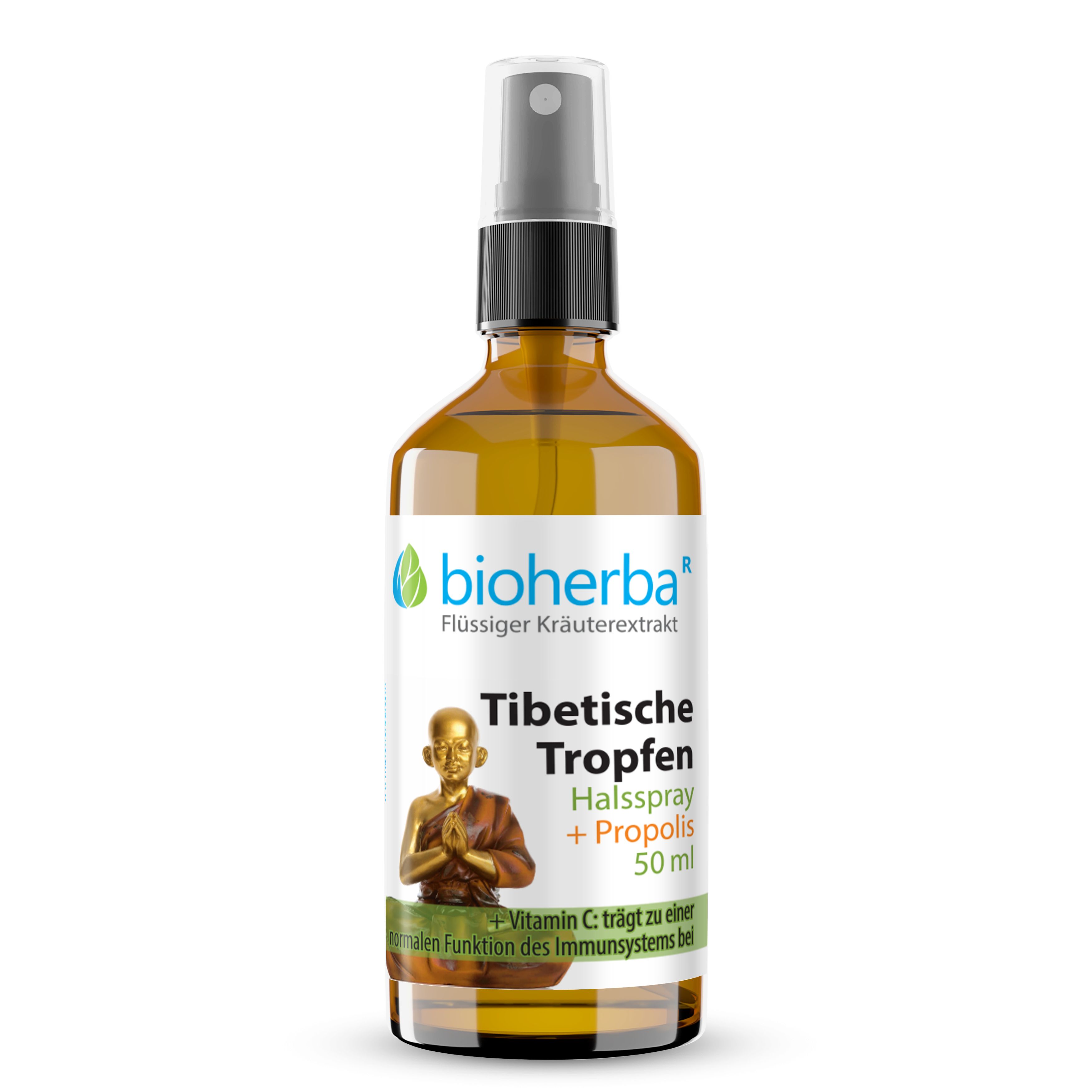 Bioherba throat spray Tibetan drops with propolis extract