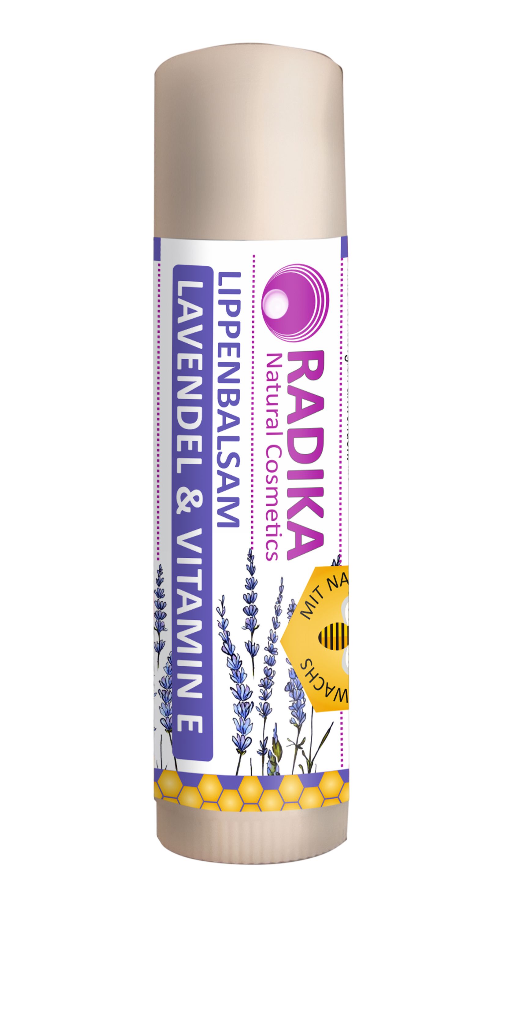 Bioherba Lippenbalsam mit Lavendel  Vitamin E und Bienenwachs