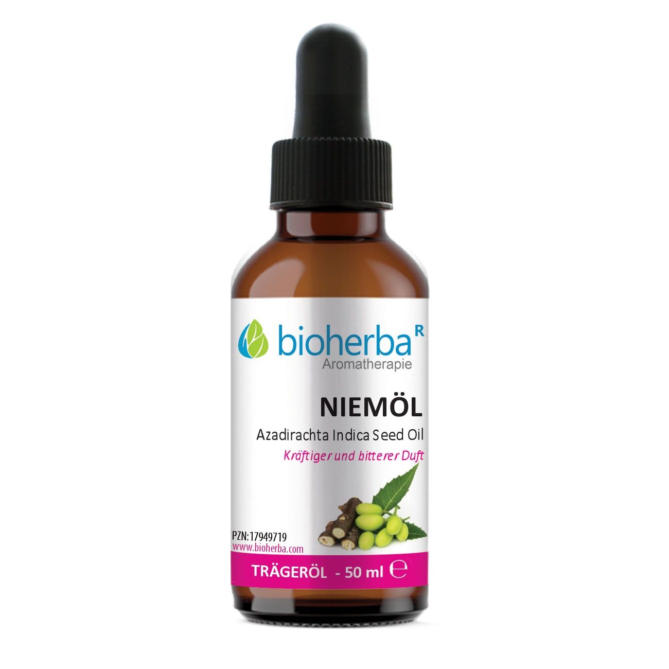 Bioherba Niemöl Azadirachta Indica Seed Oil Reines Trägeröl