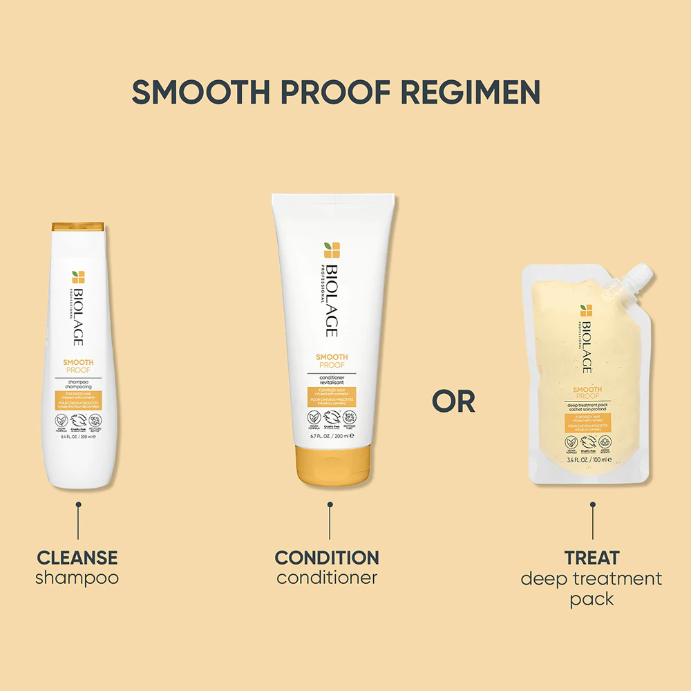 Biolage Essentials SmoothProof smoothing shampoo for unyielding and damaged hair