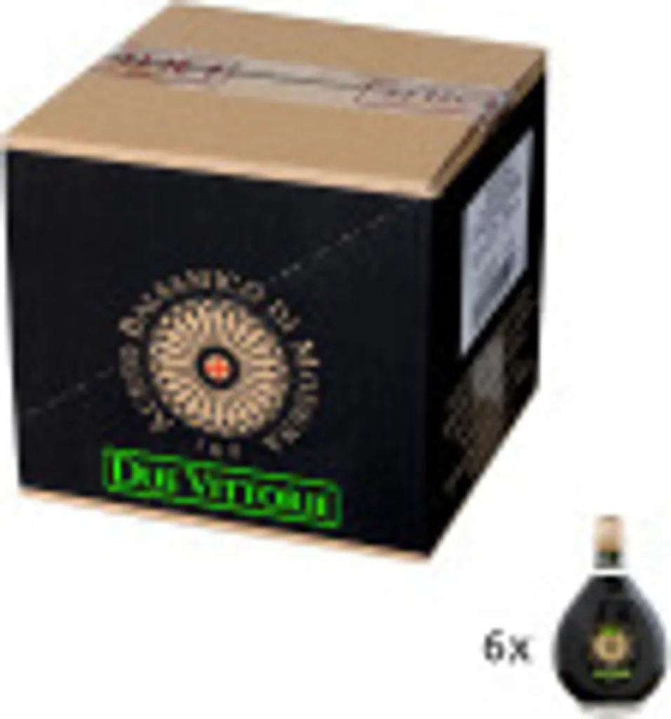 Organic Balsamic Vinegar from Modena IGP Due Vittorie Oro 500 ml x 6 Due Vittorie