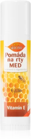 Bione Cosmetics Honey + Q10 protective and regenerating lip balm with vitamin E