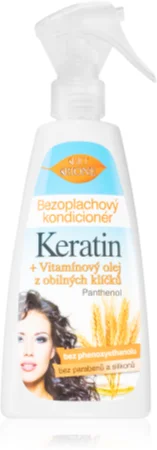 Bione Cosmetics Keratin + Grain leave-in conditioner in a spray