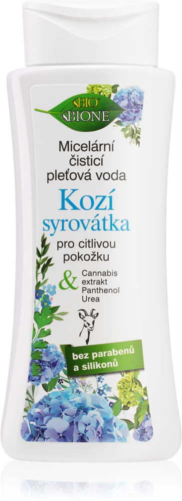 Bione Cosmetics Kozí Syrovátka gentle micellar water for cleansing sensitive skin