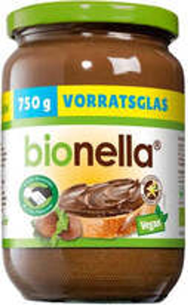 bionella Nussnougat-Creme vegan (750g)