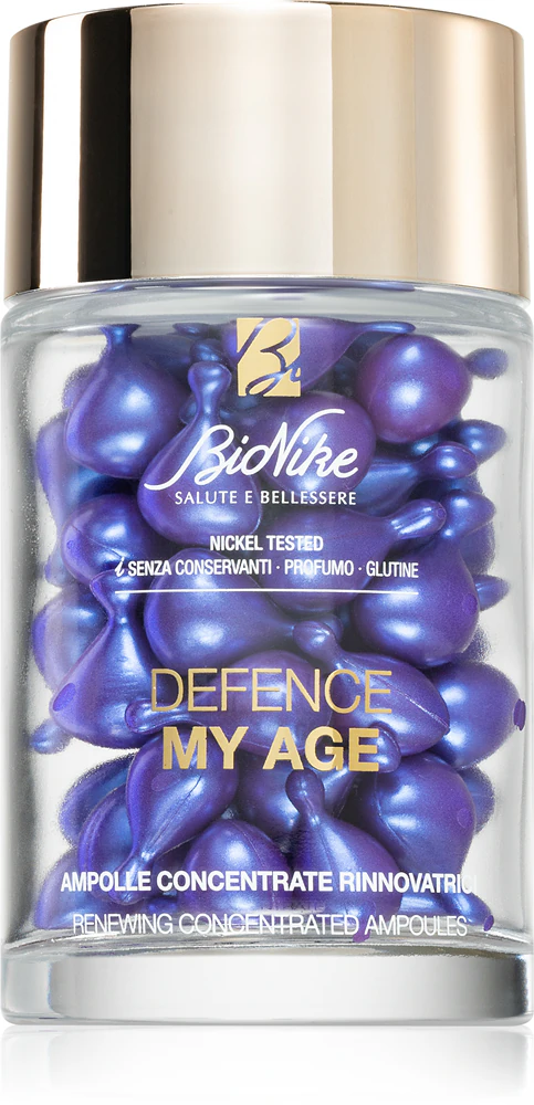 BioNike Defense My Age ampoules for intensive skin renewal with a nourishing effect