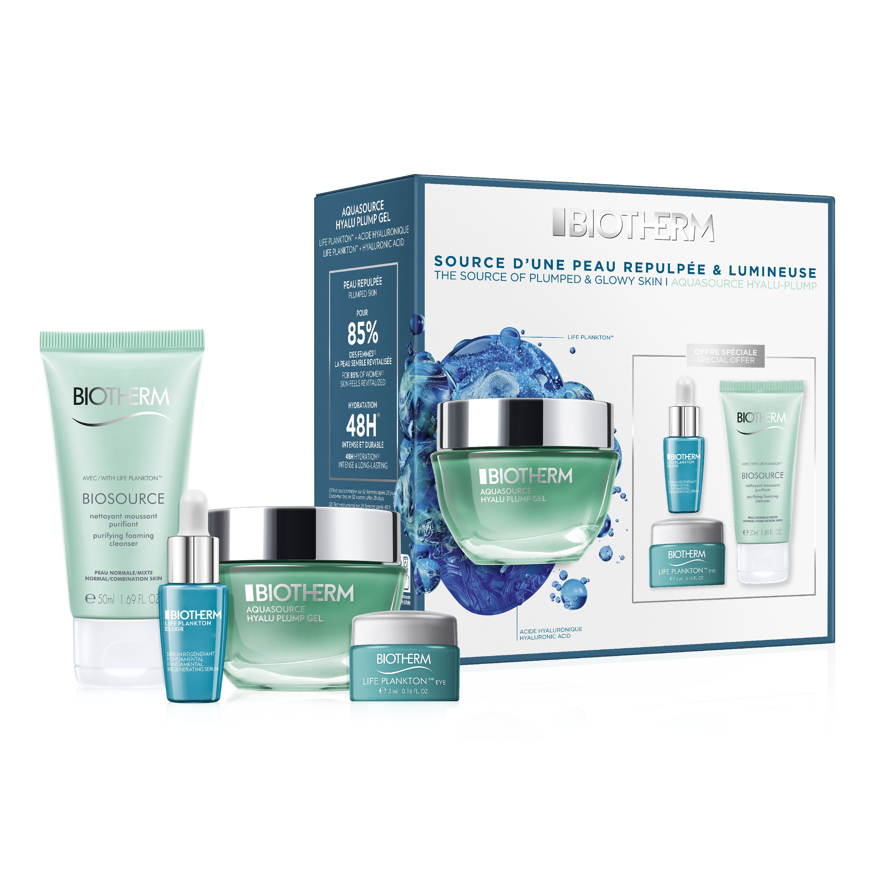 Biotherm Aquasource Hyalu Plump Routine Set