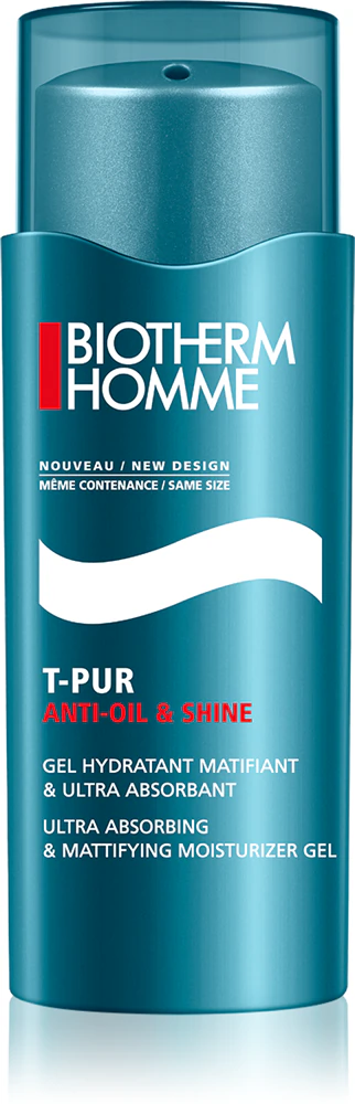 Biotherm Homme T-Pur Anti-oil & Shine mattifying gel with moisturizing effect
