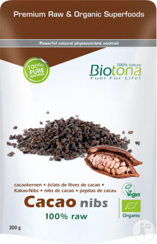 Biotona cocoa nibs 200g