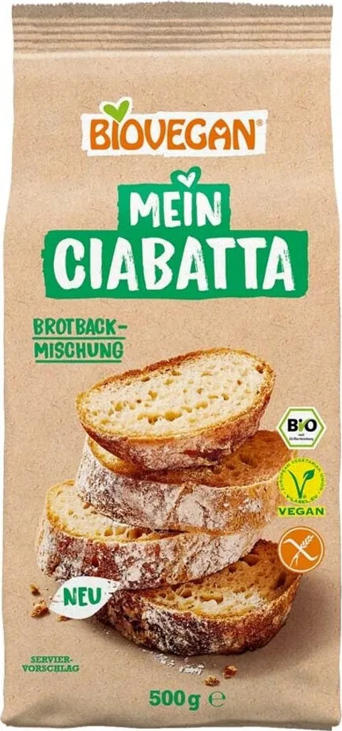 Biovegan My Ciabatta, gluten-free bread mix for baguette and ciabatta, 500g