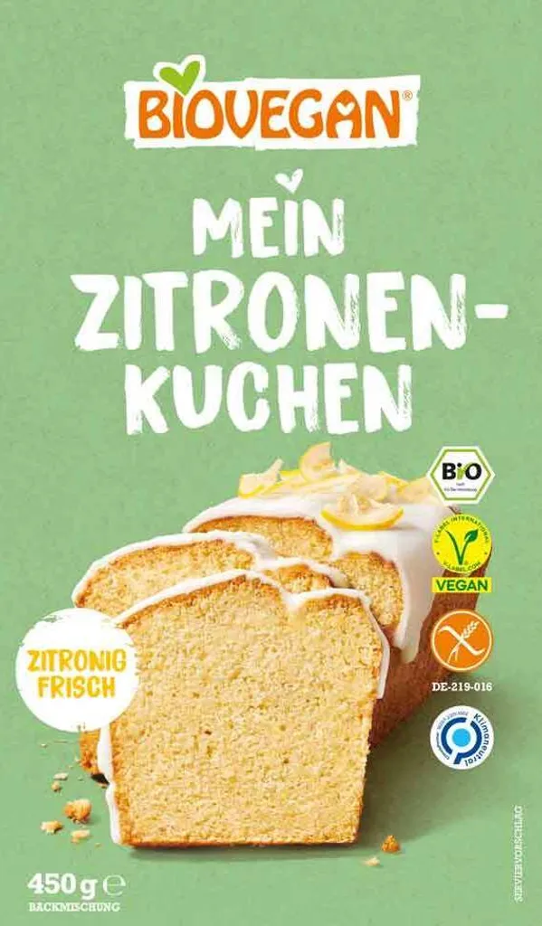 Biovegan My Lemon Cake Baking Mix 500g