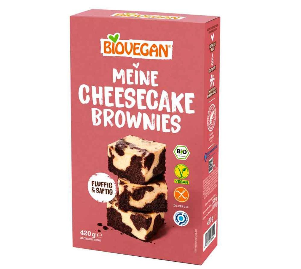 Biovegan My Cheesecake Brownies-- 420g