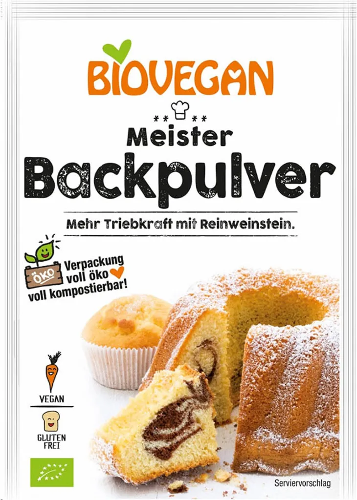 Biovegan - Master Baking Powder - 3x17g