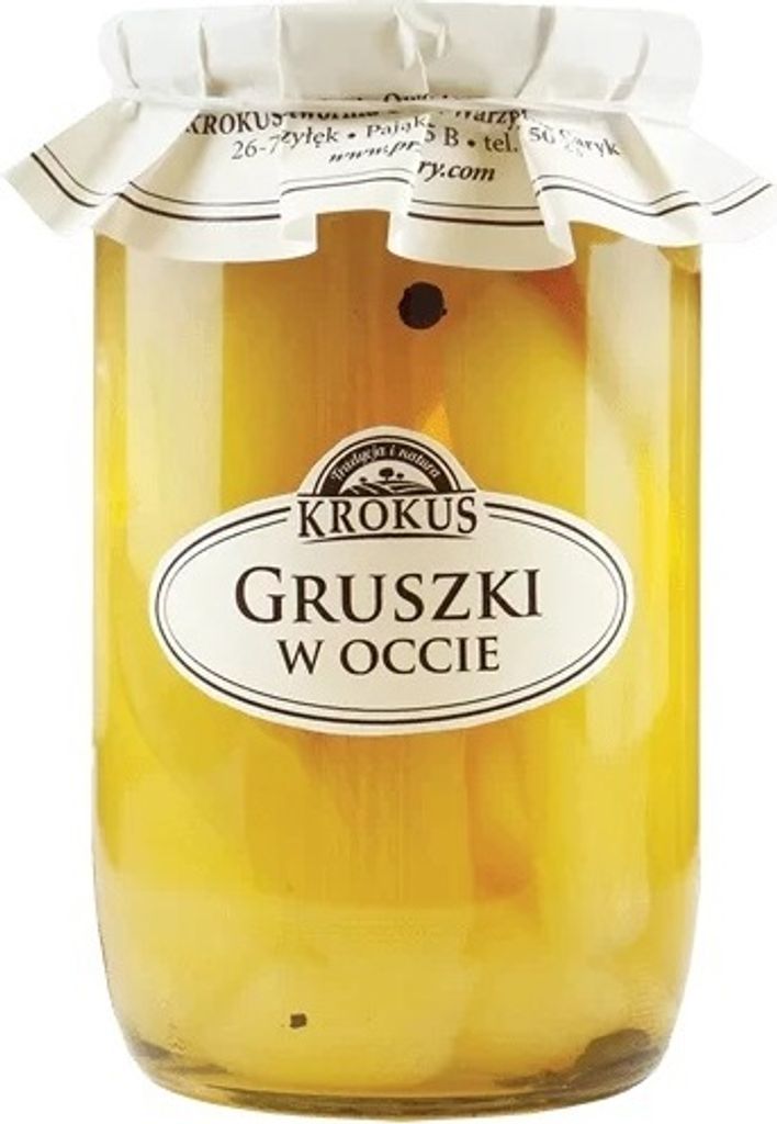 PEAR IN VINEGAR 700 g (400 g) - CROCCUS