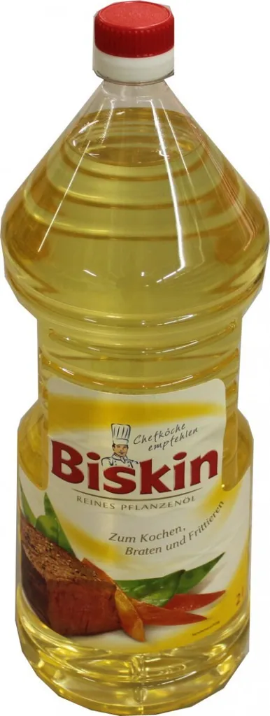 Biskin Gold reines Pflanzenspeiseöl geschmacksneutral 2 l
