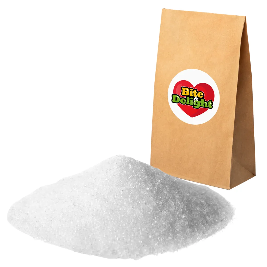 Bite&Delight Erythrit 2 kg – Kalorienfreier Zuckerersatz, 100 Prozent natürlich, ideal zum Backen und Süßen, zahnfreundlich - Low-Carb & Keto geeignet