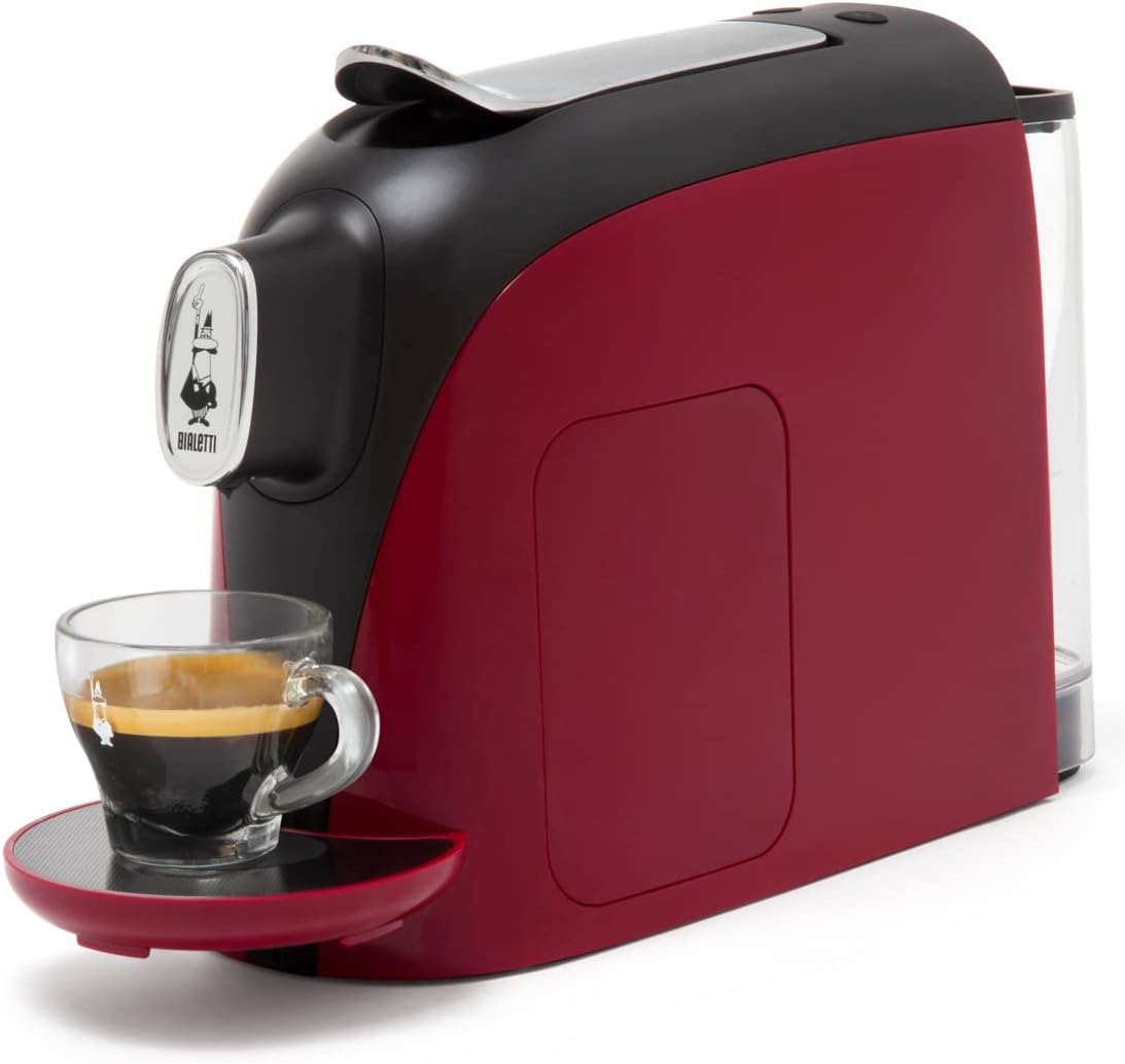 Bialetti Mignon Espresso Machine for Capsules Aluminum 500 ml Red
