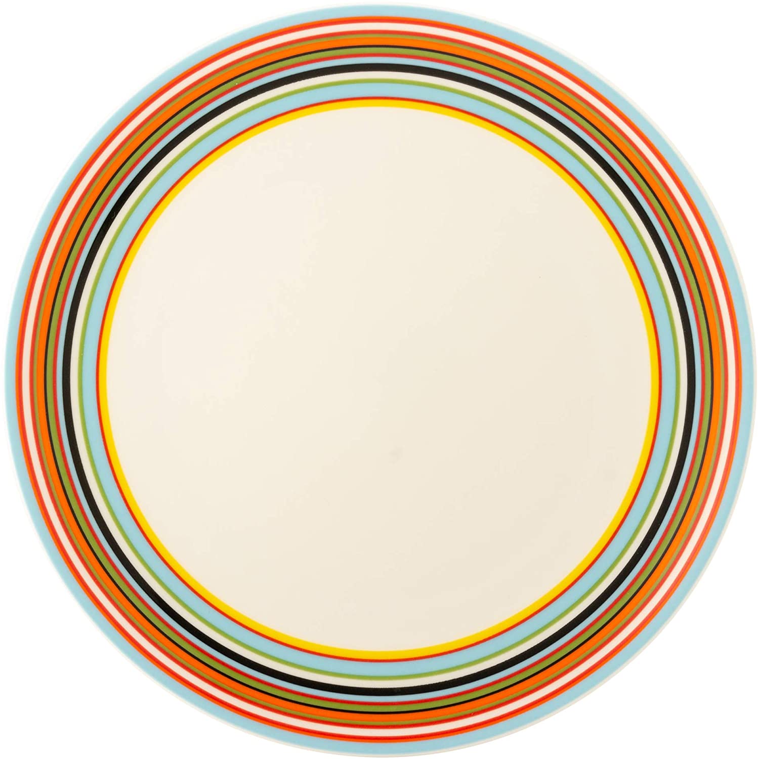 Iittala Origo Dessert Plate Set, Porcelain, orange, Standard