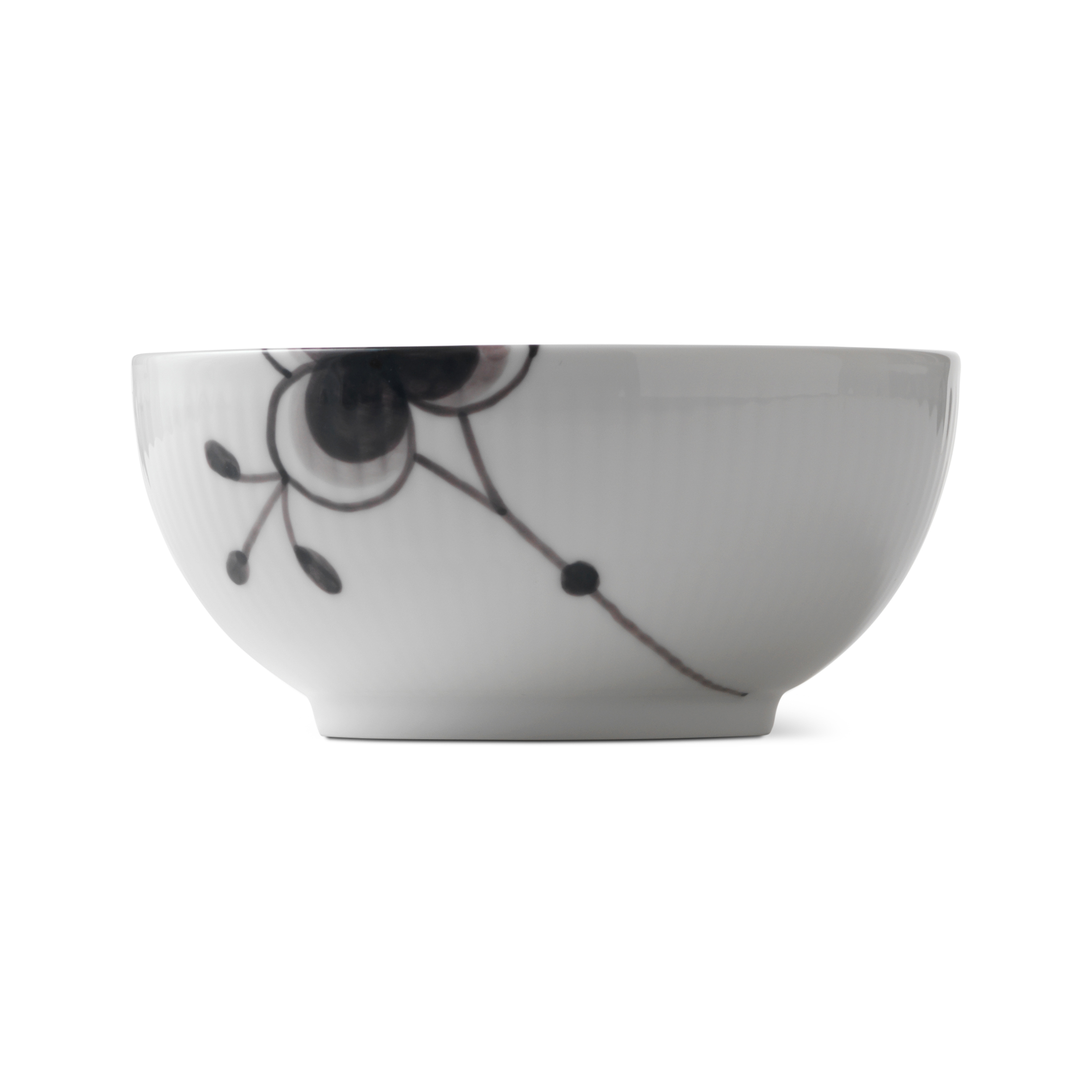 Black Fluted Mega Bowl