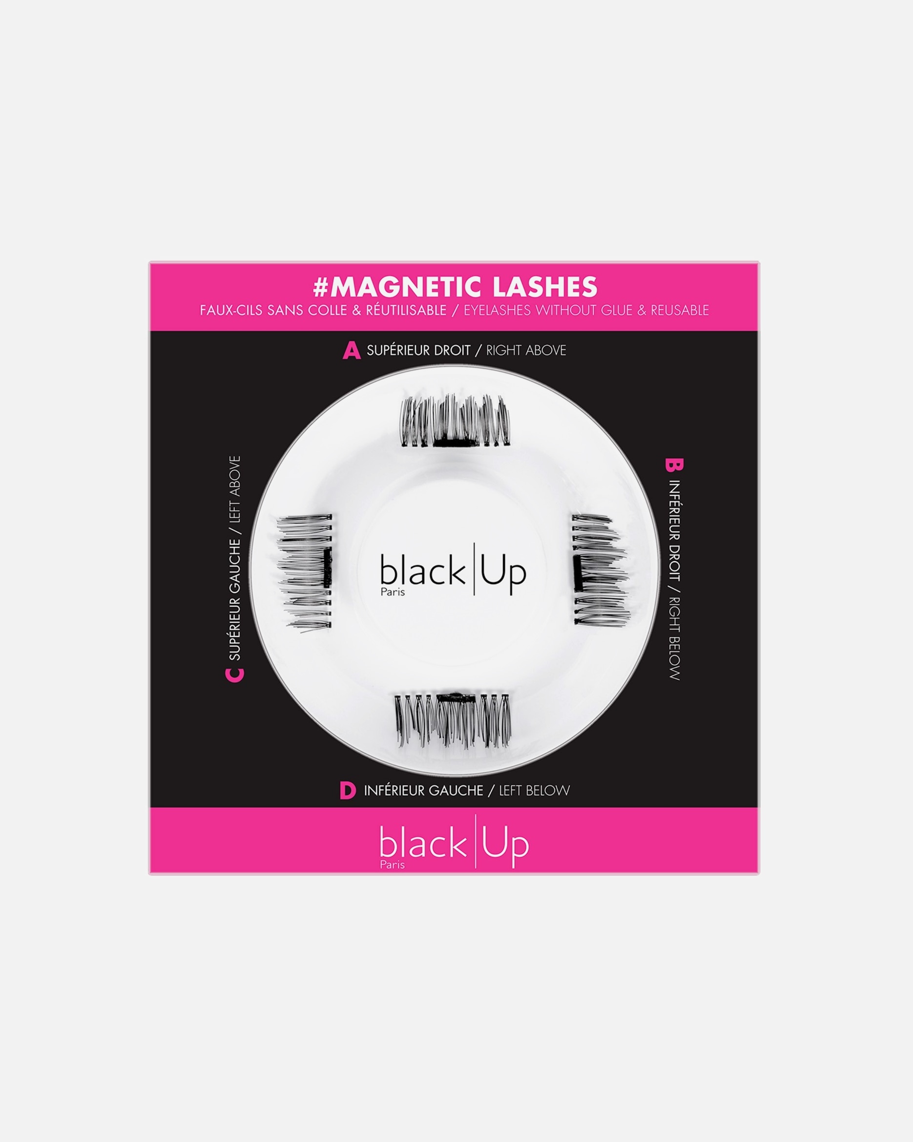 black Up artificial eyelashes