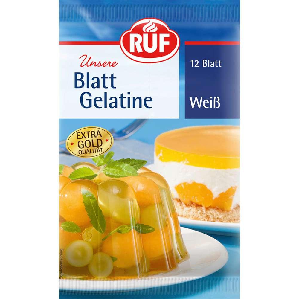 Leaf gelatin, white