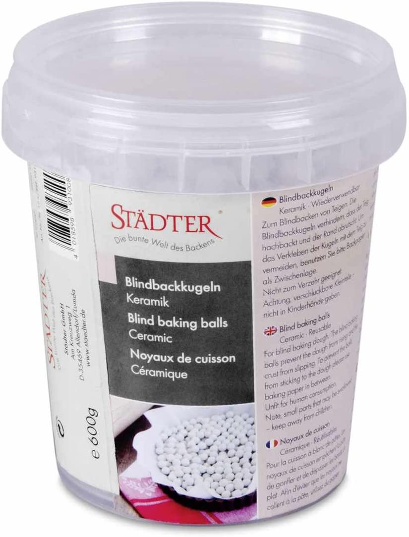 Staedter Blind Baking Balls, Ceramic, White, 600 g