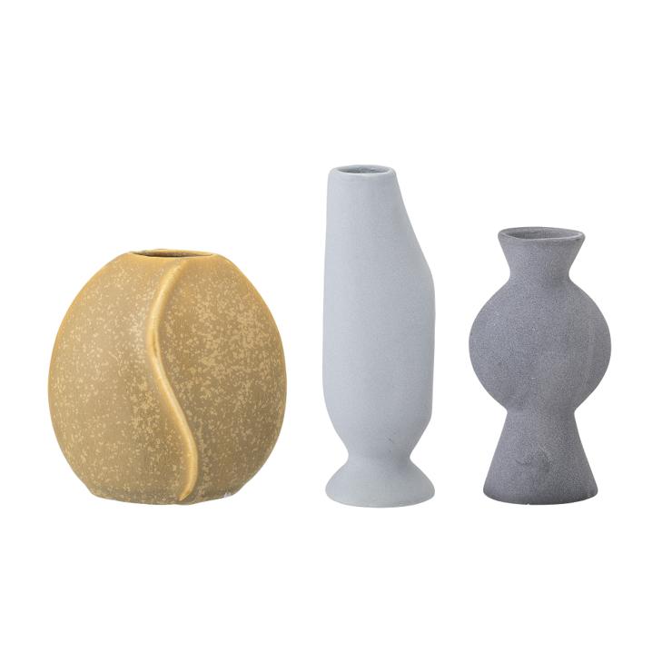 Bloomingville Vase Stoneware 3 Pack