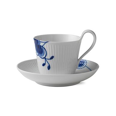 Royal Copenhagen Blue Fluted Mega Cup With High Handle