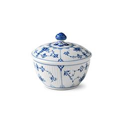 Royal Copenhagen Blue Fluted Plain Sugar Bowl