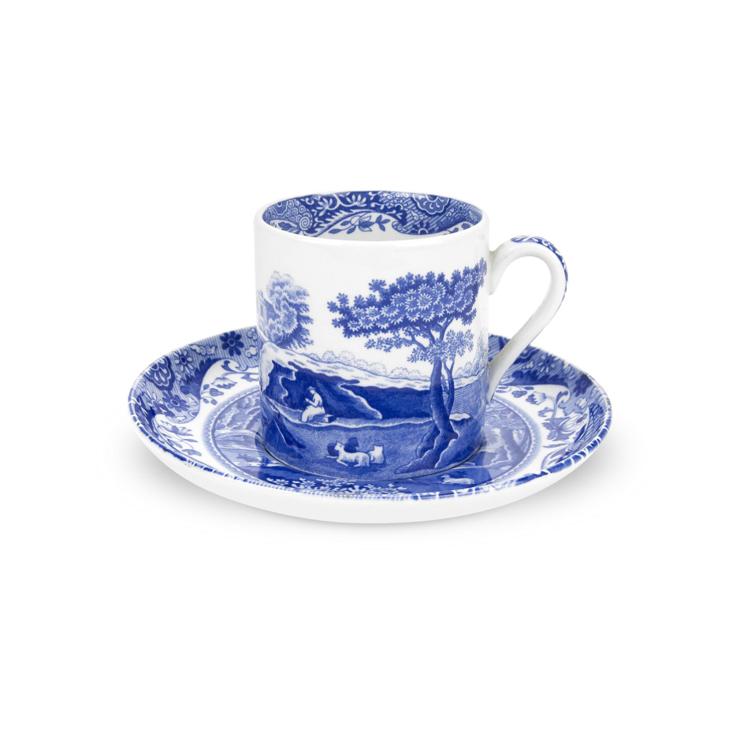 Blue Italian Coffee Cup