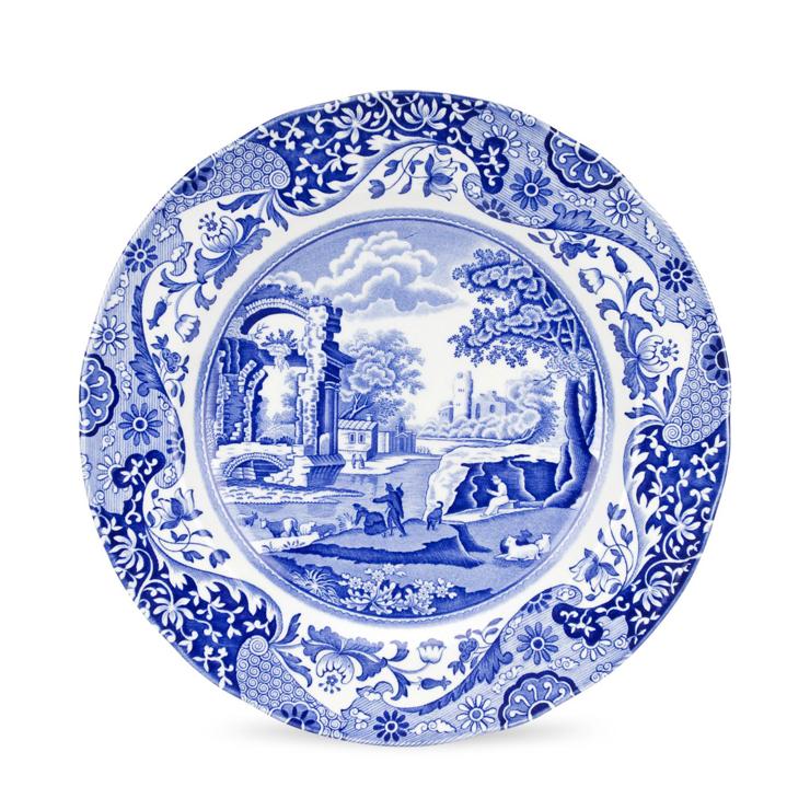 Blue Italian plate