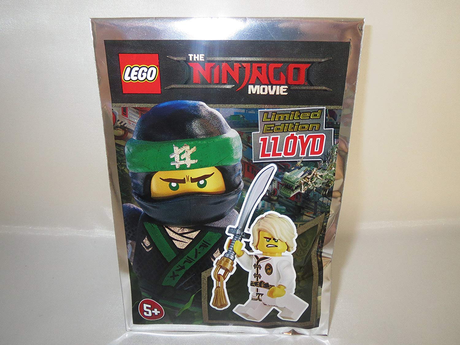 Blue Ocean Ninja Lego Ninjago Lloyd With 2 Faces & Ninja Sword – Limited Ed
