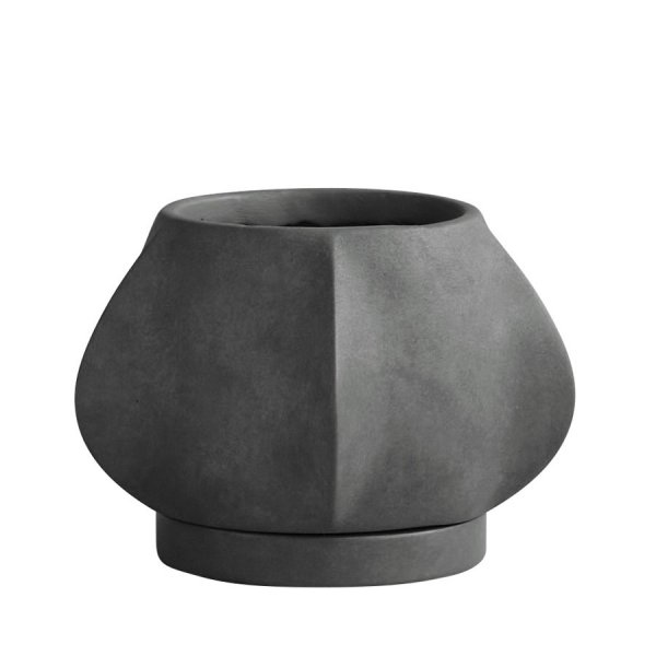 Flower pot Arket Plant Pot Petit Dark Gray (12.8 cm) from 101 Copenhagen