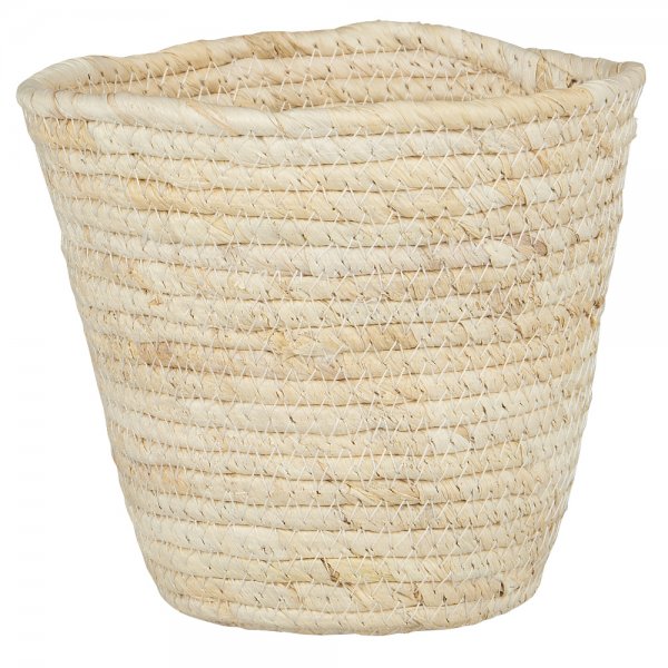 Flower pot/basket cream (15x17cm) Ib Laursen