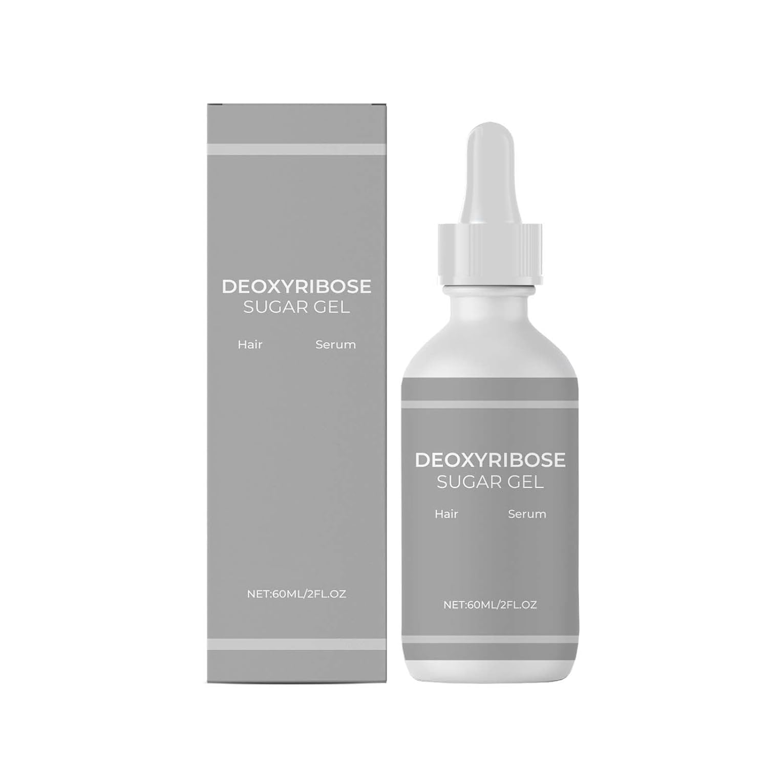 Deoxyribose Sugar Hair Growth Serum, Deoxyribose Sugar Gel for Hair Growth, Hair Thickening Gel, Deoxyribose Sugar Gel Hair Growth, Mild Safe Hair Oil, for Men and Women (1 Piece)